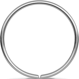 highspark 92.5 Sterling Silver Nose Ring for Women | Simple & Elegant Nose Piercing for Women & Girls | Lovely Gift-picture-34