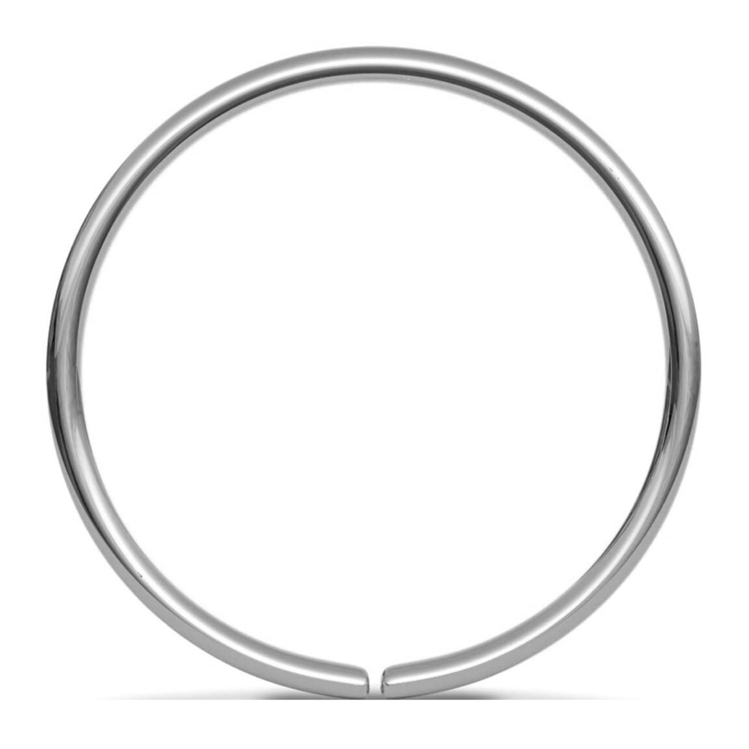 HighSpark 92.5 Sterling Silver Nose Ring | Simple & Elegant Nose Piercing for Women & Girls | Lovely Gift - Silver NP-029 (B0B6WJLW7Z) Amazon Price History, Amazon Price Tracker