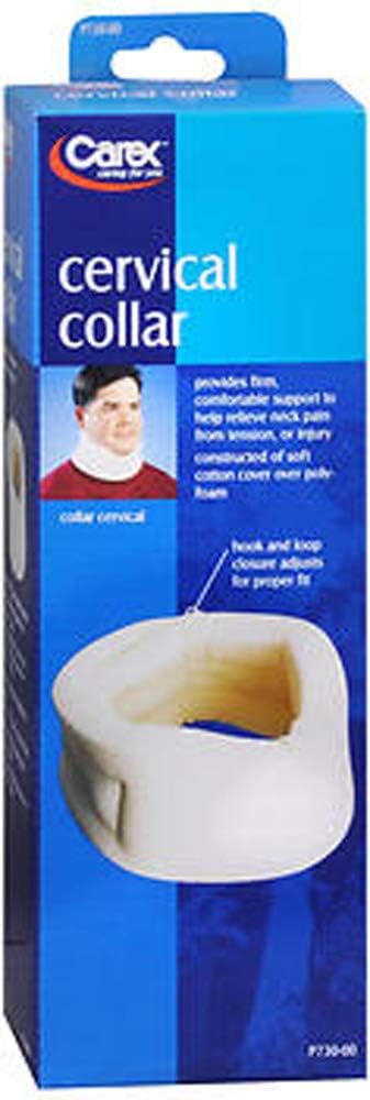 Carex Dog Cervical Collar, 2 Count, Cotton, Poly-foam, Comfortable and Adjustable Design, All Breeds, All Life Stages