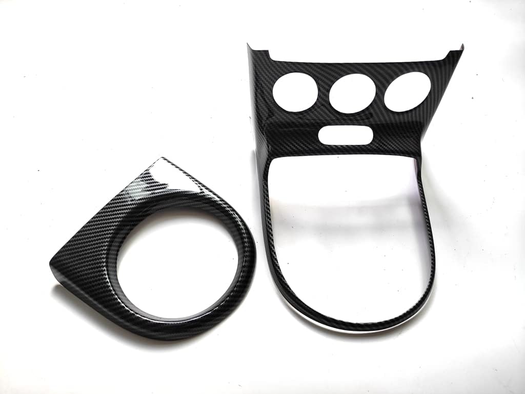 New Protective Carbon Look Interior Compatible with Nissan 350Z 2006-2009 (Gear Box Cover-Manual Transmission)