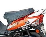 52 x 32 x 10cm Sitzbezug Roller abnehmbar - wasserdicht schwarz für Baotian QT9, Jinlun Fighter 50 & Chinaroller mit kurzer Sitzbank