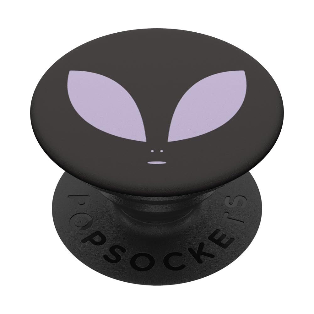 Light Pastel Purple Gray Alien PopSockets Adhesive PopGrip