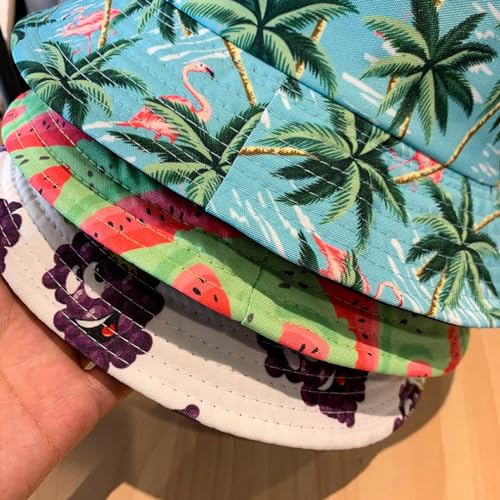 Image of Quanhaigou Bucket Hat for Men Women,Packable Reversible Printed Sun Hats,Fisherman Outdoor Summer Travel Hiking Beach Caps