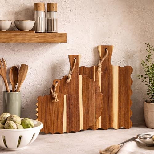 Novabright Tabla de Cortar de Madera Acacia 3 Pzs miniatura 5