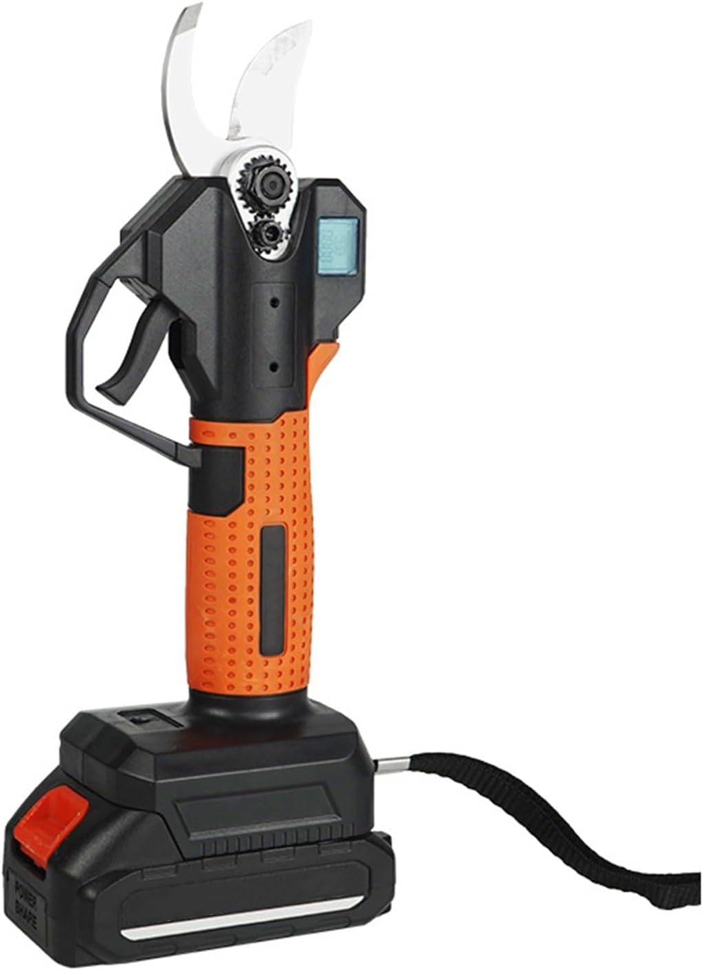 Electric Pruning Shears 21V Brushless Motor Cordless Pruner With Smart Digital Display & High-Strength Carbon Steel Blade Electric Branch Cutter For Garden, Orchard, Vineyard Landscaping