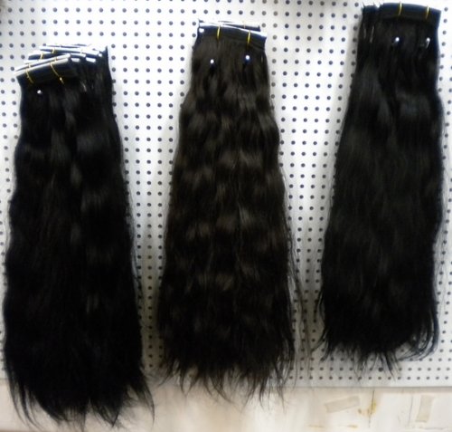 Brazilian Remy Hair Weft Water Wave 18'' 1b