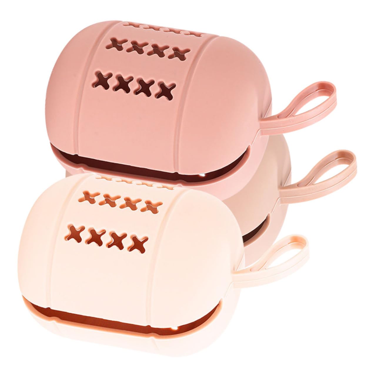 FRCOLOR 15 Piezas Bolsa de almacenamiento de de belleza envase borla para empolvarse soporte de esponja de belleza para viajes estuche de esponja de belleza huevo de belleza viajar