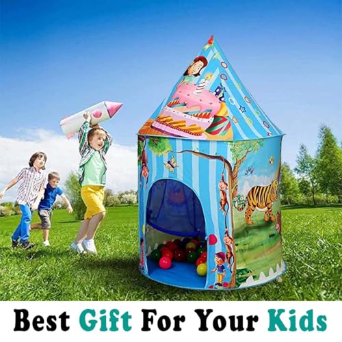 Image of BabyGo Kids Jungle Theme Tent for Kids | 2+ Year Old Girls and Boy | Play Tent forkids (Balls Not Included)