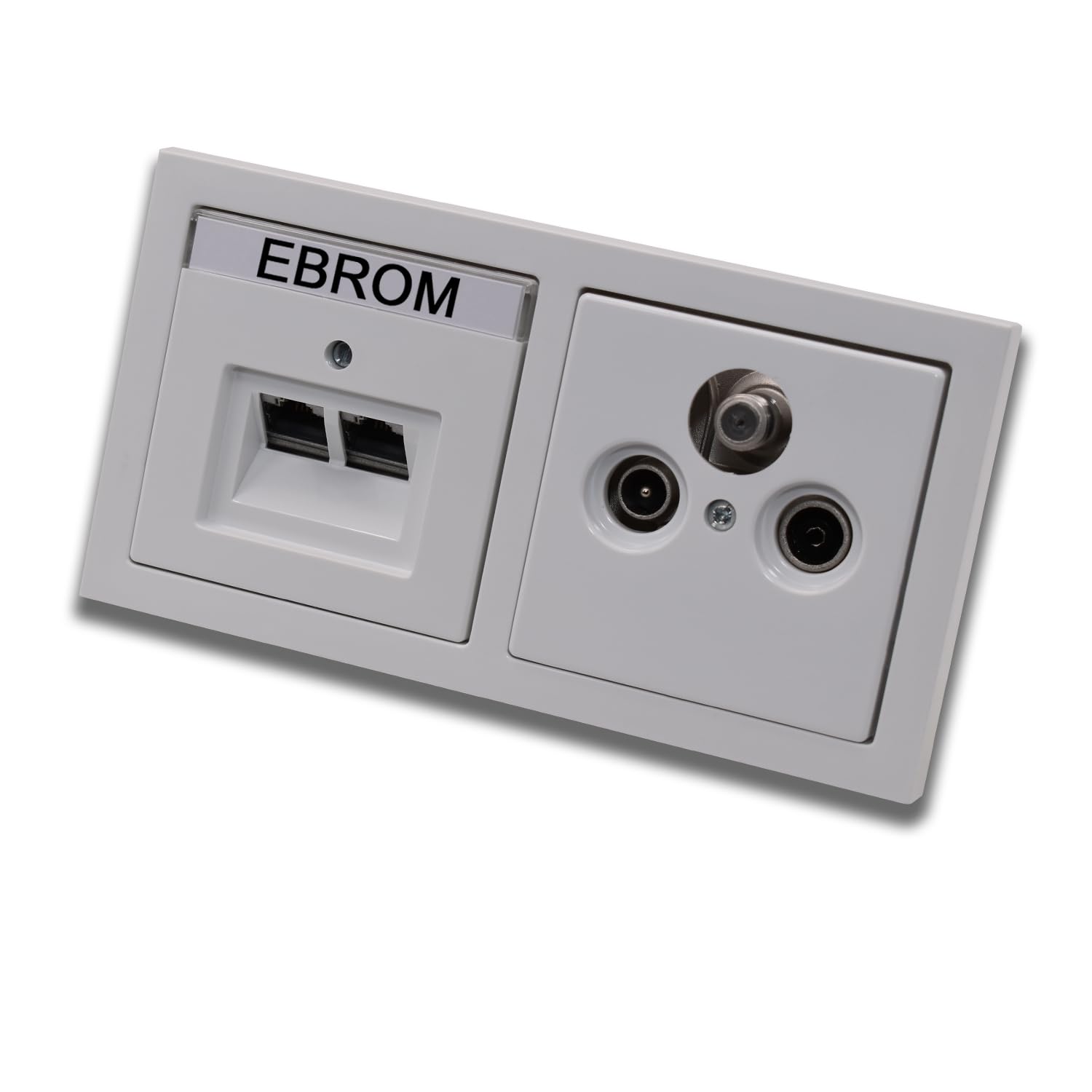 Rutenbeck Prise Réseau Montage Apparent (en Saillie) Insert CAT 6a - Conrad Electronic France