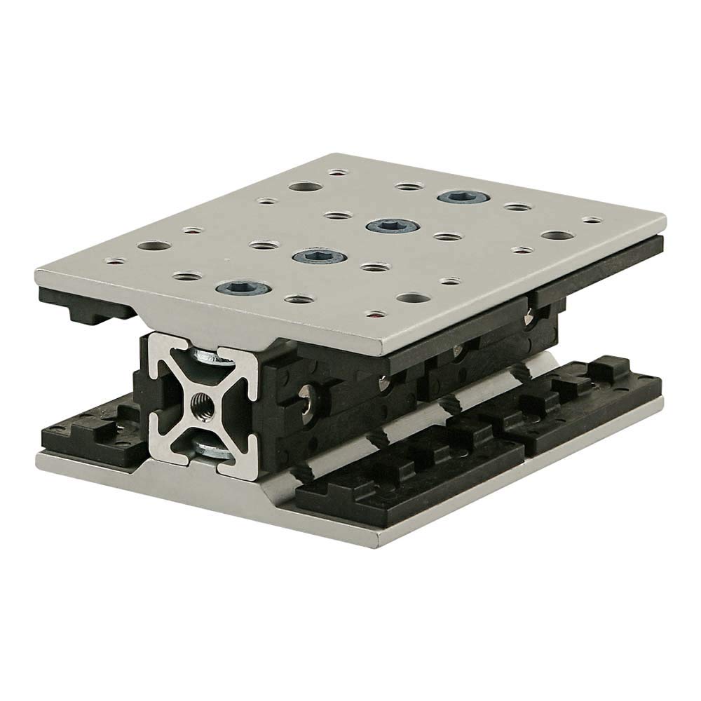 25-6736, 25 Series, Long Double Mount Unibearing Assembly for 25-2525 Extrusion