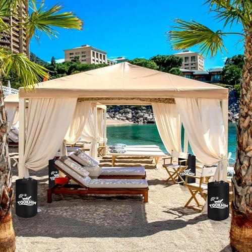 image for TOOKNIN Canopy Tent Weight,230 LBS Canopy Weights Water Bags,8PCS Gaze