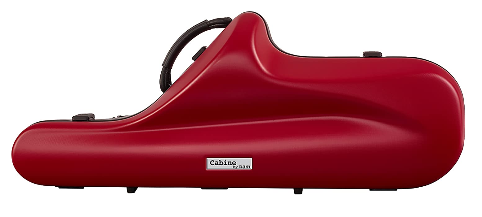 Bum Bam 4012SRG Cabin Case for Tenor Saxophone, Color: Pomgrenate Red