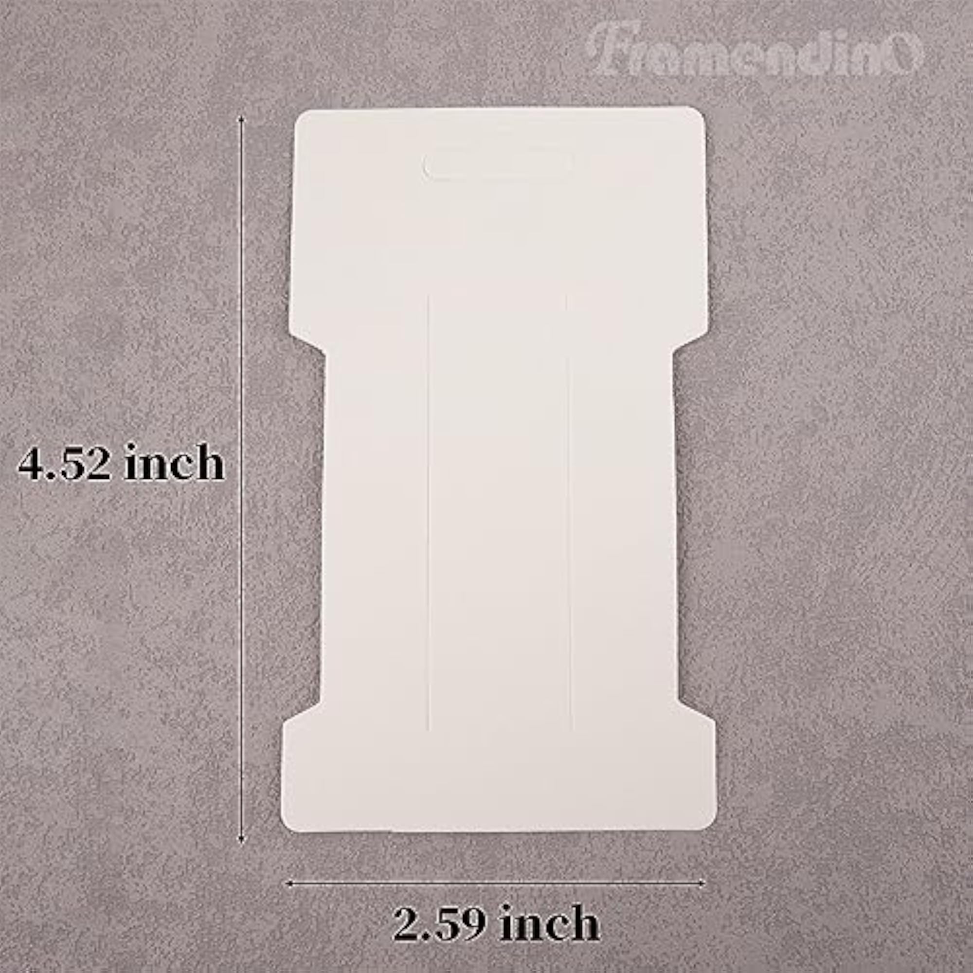 100 Pack Hair Clip Display Cards for Organizing Accessories