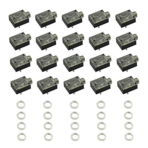 Conector de audio de 3.5mm con 5 pines, pack x20