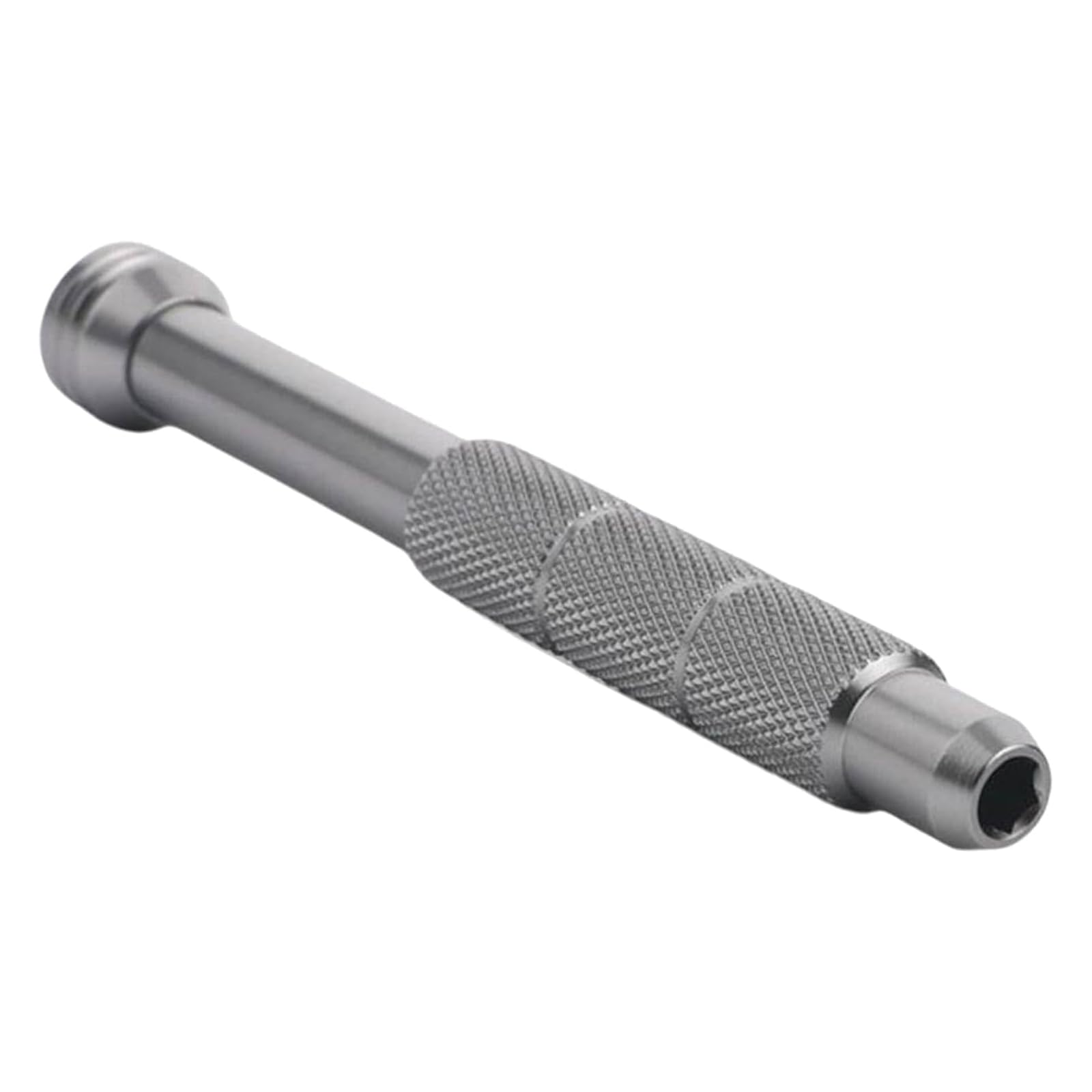 Zeizafa Silver Comfortable 4Mm Magnetic Screwdriver Handle Nonslip Repair Hand Tool Screw Driver Bit Replacement Holder For Electrician Hand Tools For Electronics Repair Screws And Fixtures Quick And Easy Bit Holder