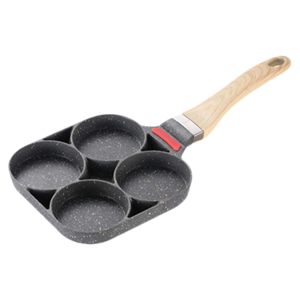 Egg Frying Pan Aluminum Omelet Pan Fried Egg Pan Skillet Pancake Pan Non Stick Egg Cooker Pan for Breakfast, Pancake, Hamburger, Sandwiches, Suitable for Gas Stove & Induction Cookware