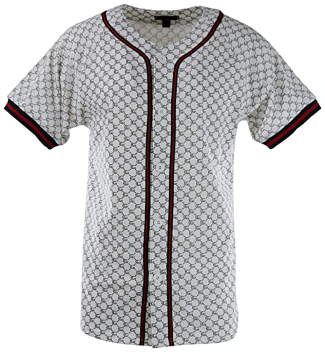 ChoiceApparel Mens Plain Solid Color Baseball Jersey (XL, 107-White)