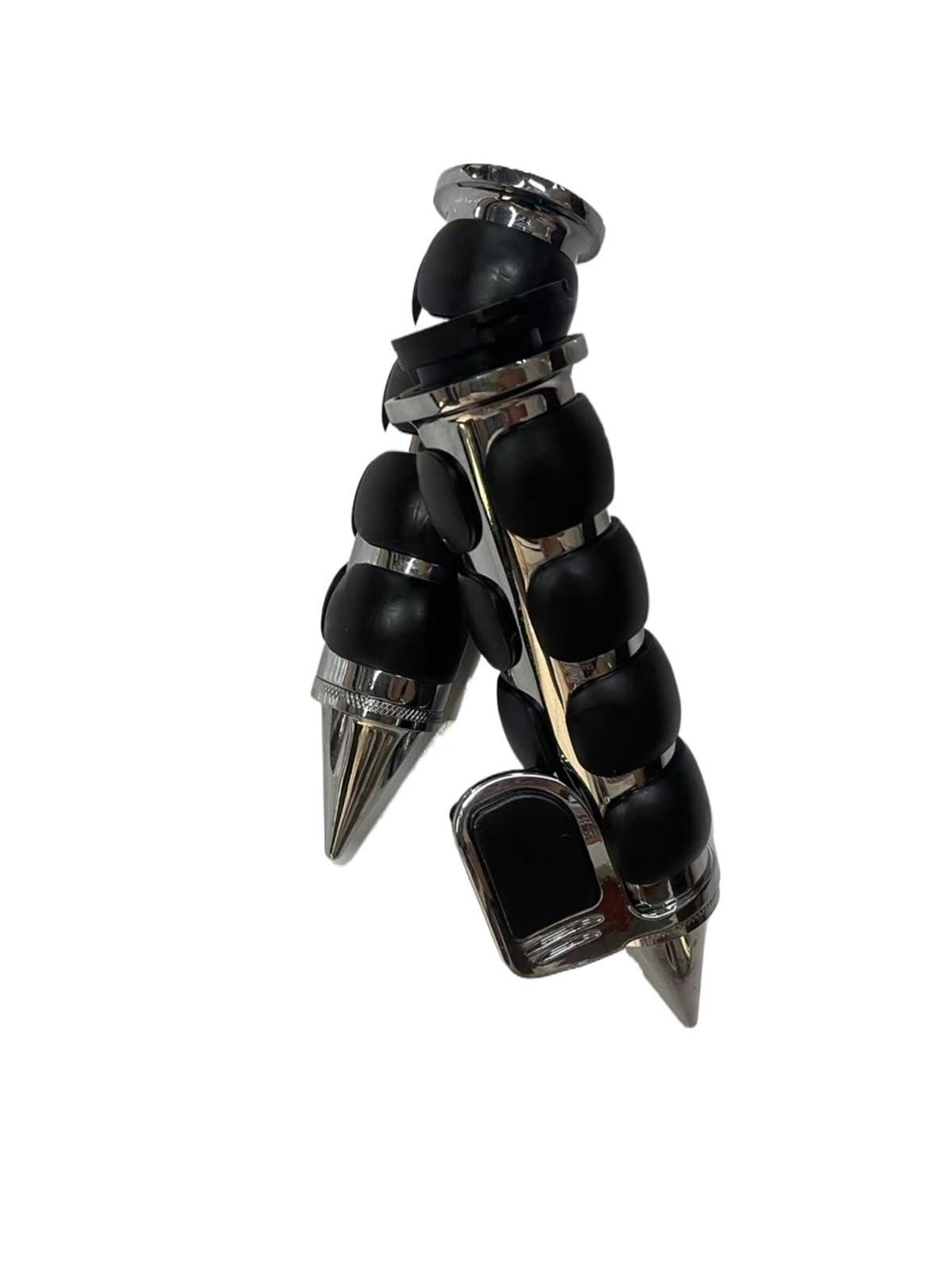 Manopole Per Freni In Gomma Manopole per manubrio antiscivolo in gomma da 1" e 25 mm, adatte per Harley, adatte per Honda, adatte per Kawasaki, adatte per Suzuki, Cross Grip