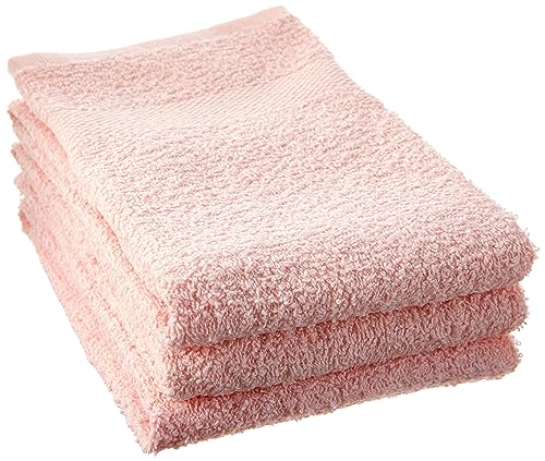 Image of Simpli-Magic Cotton Set, Hand Towels, 16 in x 27 in, Pinky, Pack of 12