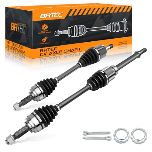 Front CV Axle Shaft Assembly Compatible for Nissan Sentra 2007 2008 2009 2010 2011 2012 L4 2.0L Automatic CVT Transmission - Driver & Passenger Side, 66-6258 66-6259 by BRTEC - Used condition - US$141.18
