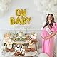 LMSHOWOWO Babyparty Deko, 9 Stück Teddybär Gender Reveal Party Deko Neutral, Beige Bienenwabe Mittelstück Tischdekoration für Jungen Mädchen Baby Shower Tischdeko Geschlecht Verkündung Partyzubehör