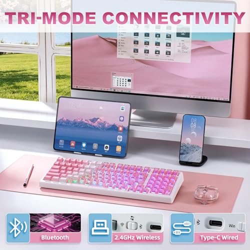 Teclado Mecánico X98 Ultra Conectividad Inalámbrico USB-C miniatura 3