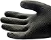 SE 24-Inch Prospector's Choice Black Rubber Gloves with Texturized Palm Grip - Large Size for Gold Panning & Fishing GP3-RG60