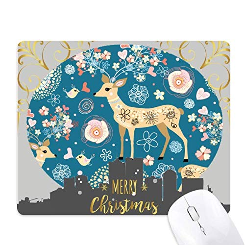 Tapis de souris cerf nuit de Noël pour illuminer votre espace
