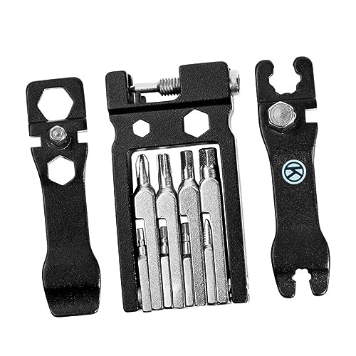 FOYTOKI 20 in 1 Bike Repair Screwdriver Wrench Chain Regulator Kit Multi-function Bike Tool Kit