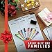 Large Dry-Erase Magnetic Weekly Calendar + Free Bonus: 3 Grocery/to-Do List Whiteboards (Organizer/Planner) for Kitchen Fridge - Full Set: 8 Markers + Eraser | Stain Free | Vertical