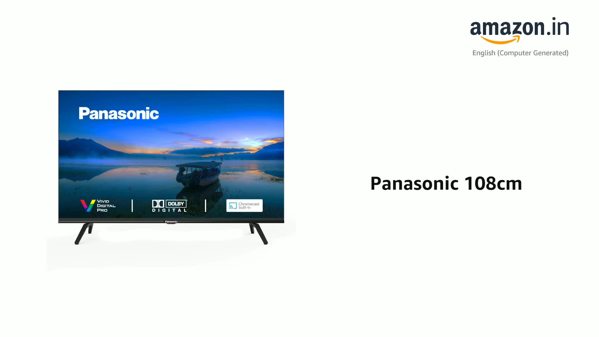 Panasonic 108cm (43 Inches) Full HD Smart LED TV TH-43MS550DX