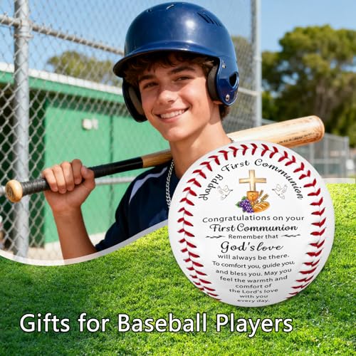 First Communion Gifts for Boys 8-12 Baseball Lovers - Religious Christian Easter Basket Stuffers for Boys Men Teens Catholic Baptism Gifts Confirmation Gift for Teenage End of Season Sports Present by CYKARA - Image 7