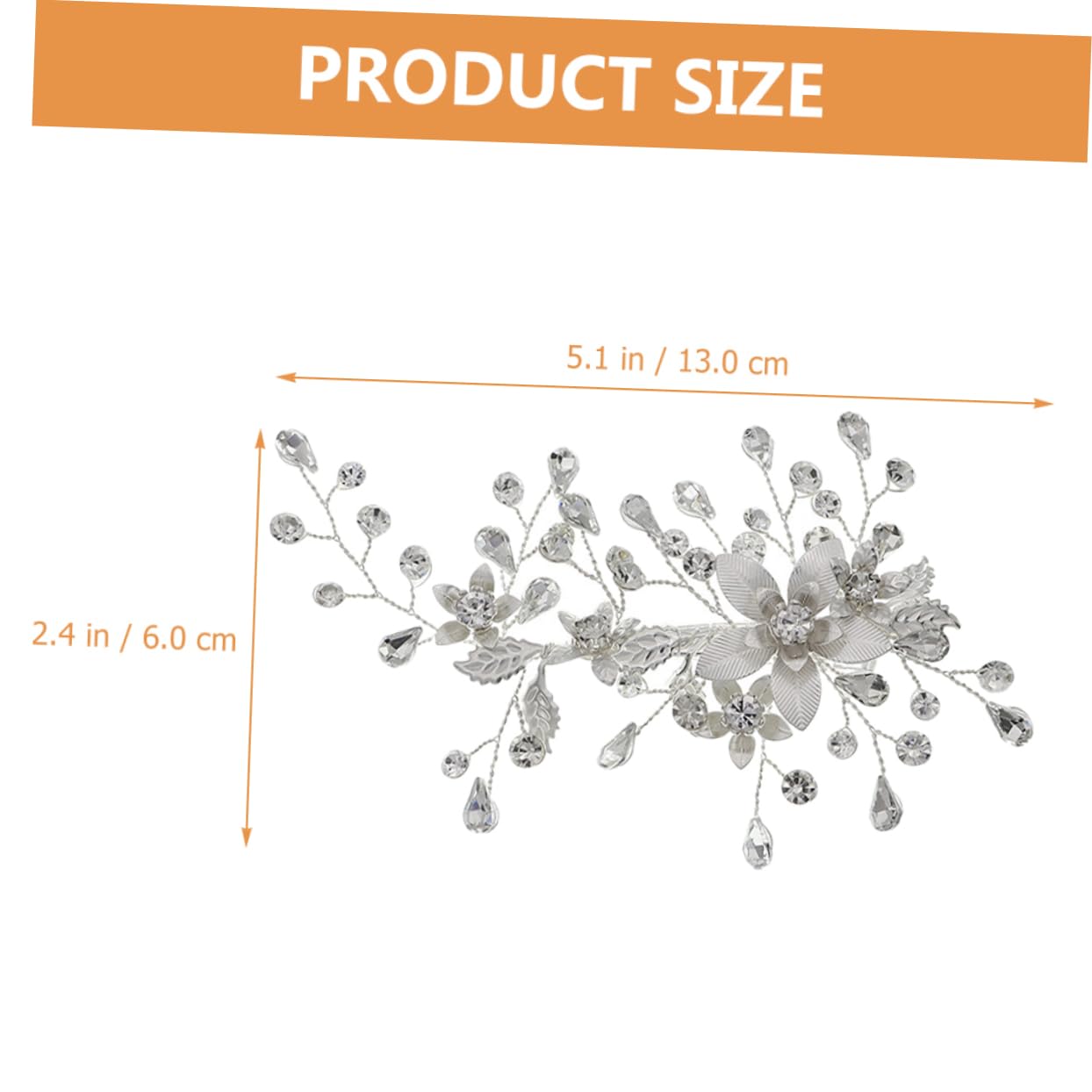 Abaodam 3stücke Braut Haarschmuck Blumen Haarspange Mit Strass Elegantes Accessoire Für Hochzeiten Partys Und Besondere Anlässe Geeignet Für Lange Und Dicke Haare Sicher Und
