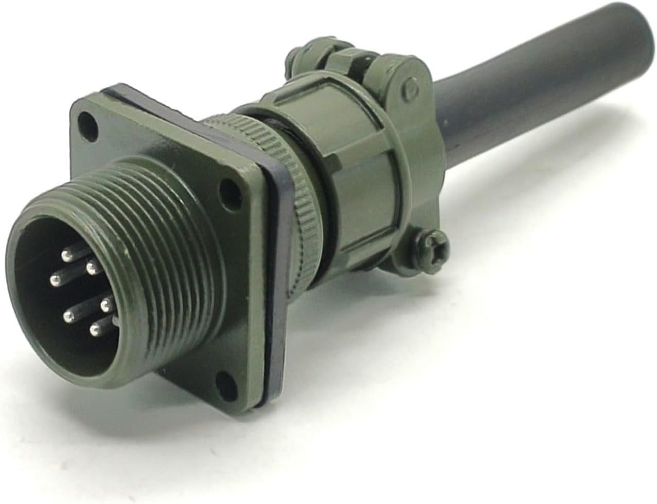 Military Spec Connectors MS3100A14S-6P Circular 6 Pin Solder Straight Wall Mounting Male Receptacle 6 Terminal Connector