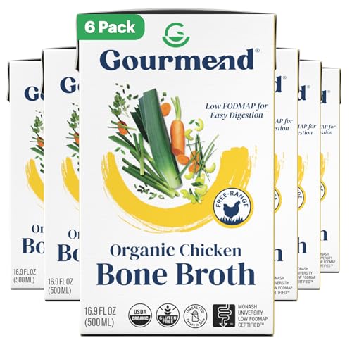 Gourmend Organic Unsalted Chicken Bone Broth