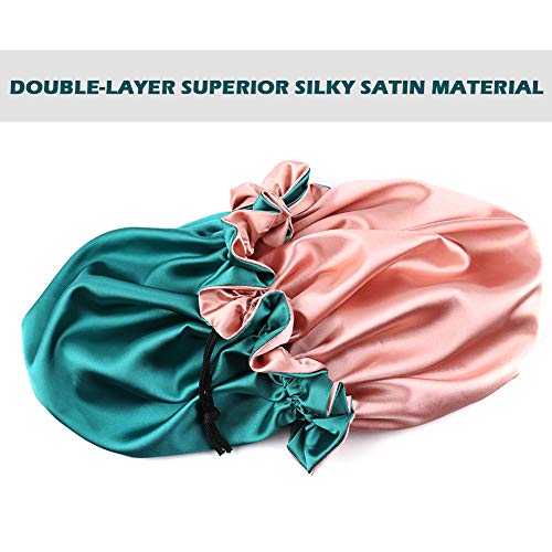 Sent Hair 2 Pieces Kids Satin Silky Hair for Sleeping