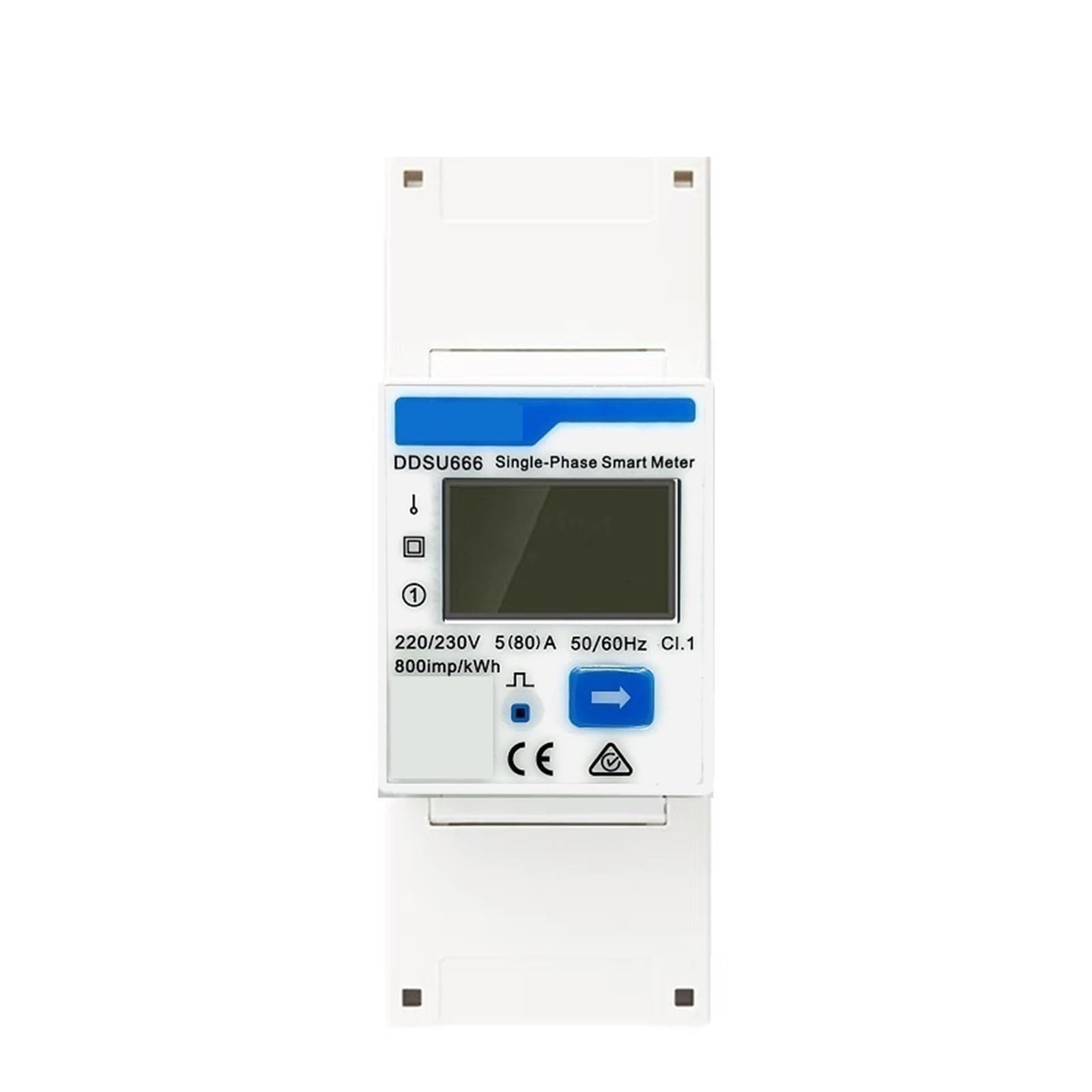 Onduleur solaire PV compteur d'énergie électrique DDSU666 80A monophasé