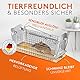 WERKTAL Mausefalle lebend - Hochsensitive Lebendfalle Maus [4er Set] - Tierfreundliche Hygenische Mäusefalle mit Doppeltür - Einfache Köderfixierung - Wiederverwendbare Rattenfalle lebend
