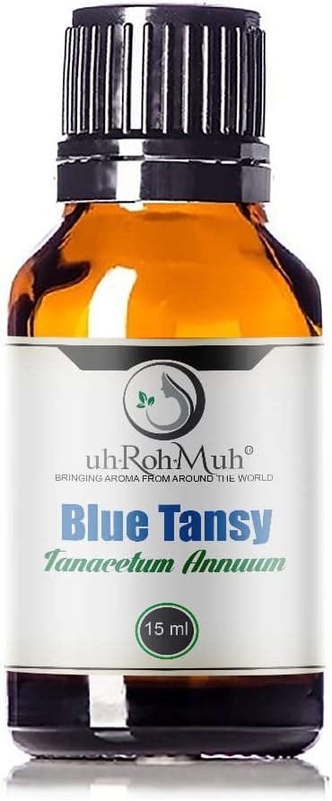USDA Certified Organic Blue Tansy Essential Oil || Pure || Morocco (10ml w/Euro Dropper)