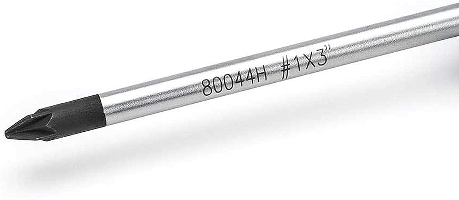 GEARWRENCH #1 x 3" Pozidriv Dual Material Screwdriver - 80044H, Black - Image 4