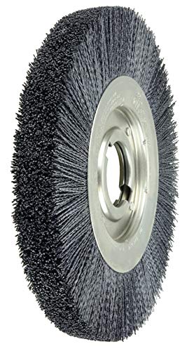 Image of Weiler 86131 10 inch Burr-RX Crimped Filament Wheel Brush, .055 /80CG Fill, 2 inch Arbor Hole, Made in the USA (Pack of 2)