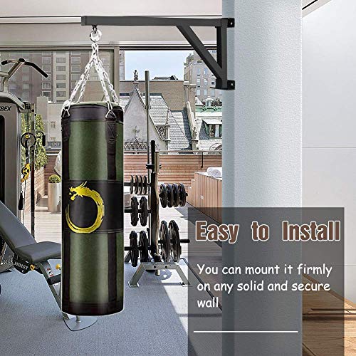 Liitrton Wall Mount Punching Bag Hanger Steel Boxing Heavy Bag Bracket Home Gym Training