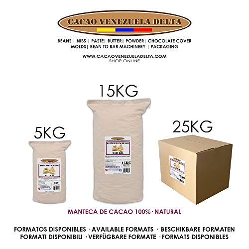 Burro di cacao 100% - Naturale - 15kg - Qualità