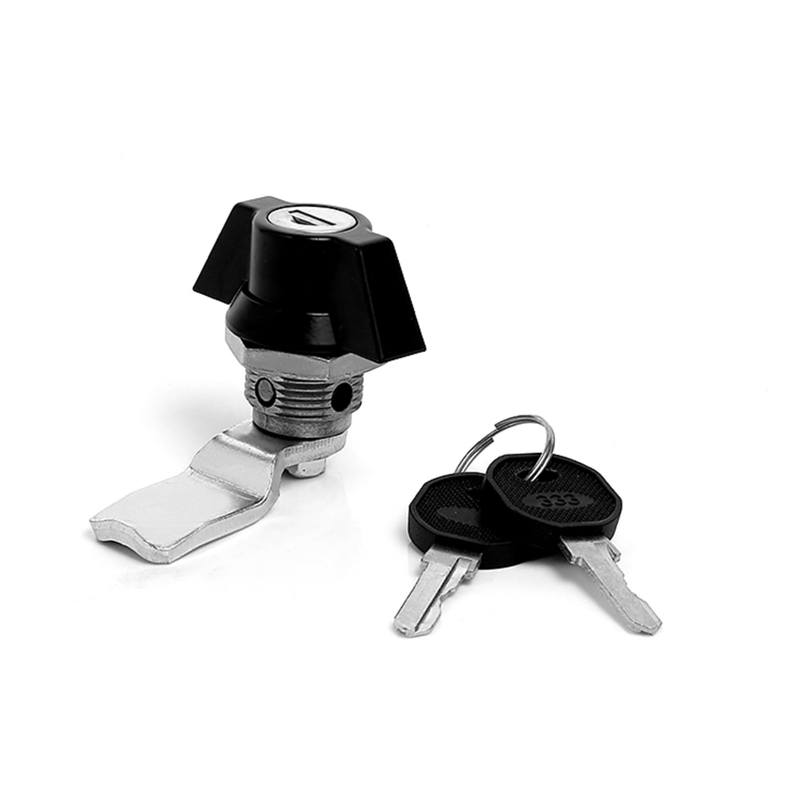 MS408 Cabinet Electronic Lock Tubular Cam Lock 90 Rotation ISO 9001 2000 Lock Black Power 1Pcs