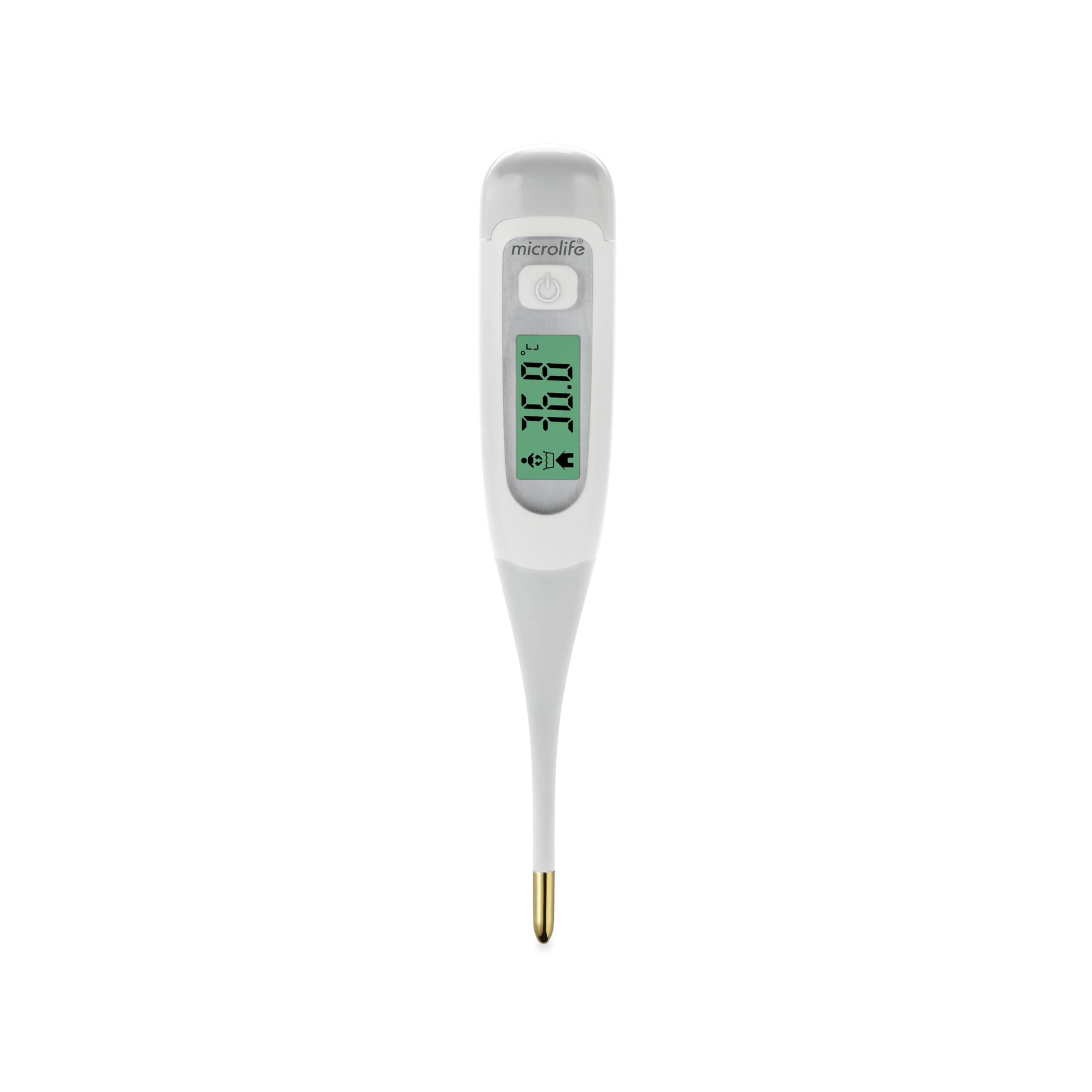 Microlife MT 850 Thermomètre Digital, Garantie à Vie, Qualité Professionnelle, Validé Cliniquement, 3 Modes Corps/Bain/Ambiant, Embout flexible, Ultra-rapide 8 sec, Alarme Fièvre, Écran Rétro-Éclairé