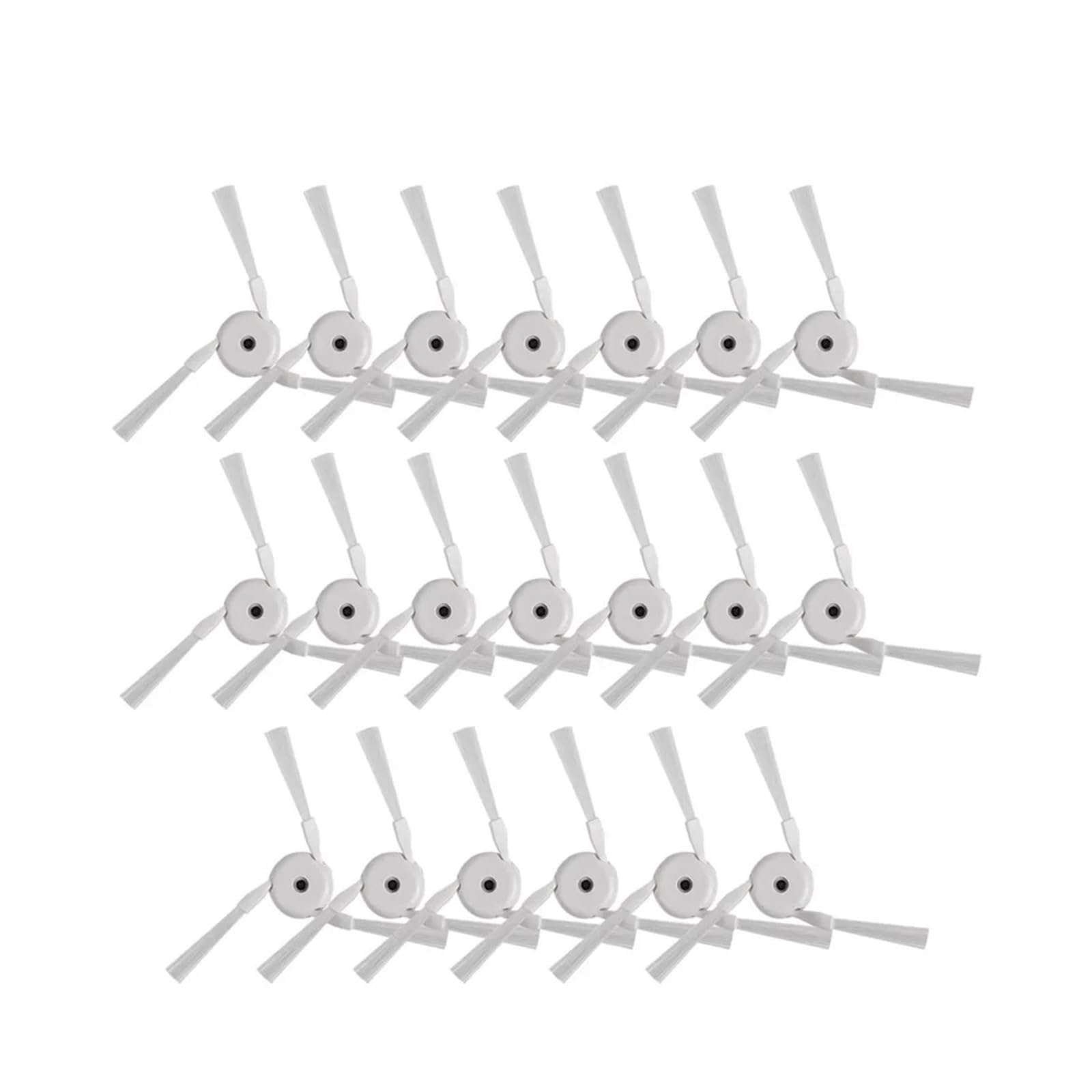 GENTERUN Side Brush,Compatible For Dreame,X40/X40Pro/X50/X50/S40 Enhanced/X40Pro/L40/X30Pro Ultra Robot Vacuum Cleaner(20pc white)