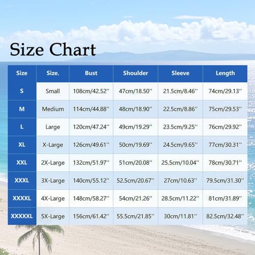 Xiaojmake Mens Hawaiian Shirt Casual Ombre Color Button Down Tshirt Loose Fit Button Up Dress Shirts Golf Beach Travel Shirt2