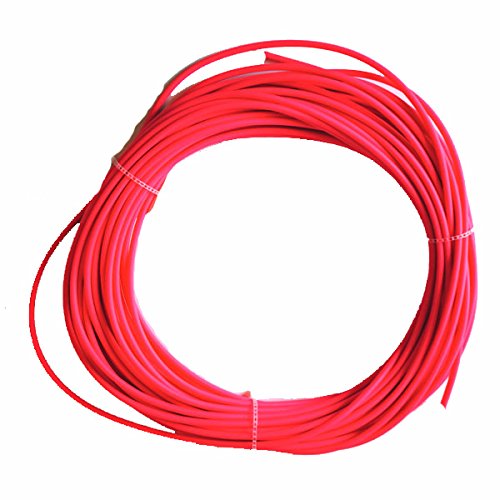 Bio-Leine Meterware aus runder Biothane in Neonpink - 6,4 mm Durchmesser I für schmutz- und Wasserabweisende Hundeleine Schleppleine Longen Leinen - bis 30m