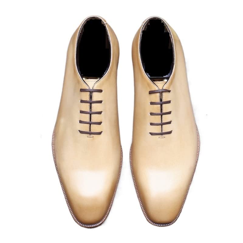 Chaussures Oxford homme antidérapantes à lacets en cuir souple