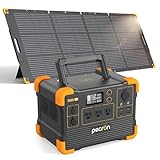 PECRON E600LFP ポータブル電源 ソーラーパネル セット 200Wソーラーパネル 1枚 リン酸鉄 614Wh/1200W 大容量 ポータブルバッテリー 蓄電池 急速充電 小型 高耐久 ソーラー充電 MPPT PSE認証済 BMS 非常用電源 車中泊 アウトドア 家庭用 キャンプ 停電対策 防災 (E600LFP+200W*1)